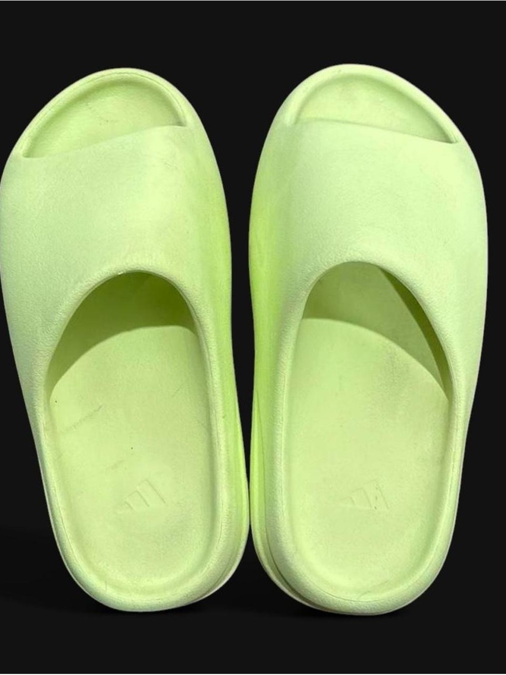 Adidas Yeezy Slides "Glow Green" (2021) Mens US 8
